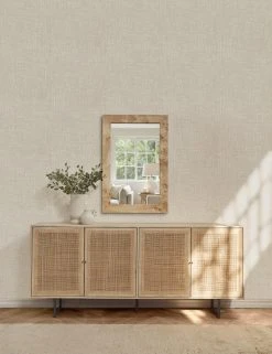 Lulu And Georgia Bree Burl Wood Mirror