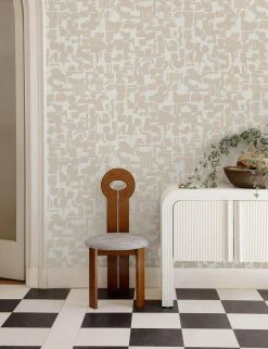 Lulu And Georgia Organic Shapes Wallpaper By Sarah Sherman Samuel