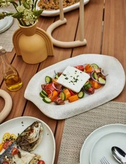 Lulu And Georgia Manta Oval Platter By SIN Spring Collection