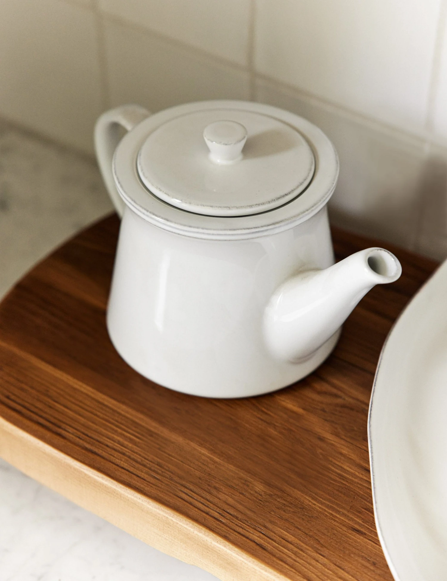 Lulu And Georgia Kitchen + Dining Friso Tea Pot, White By Costa Nova 4 Lulu And Georgia Kitchen + Dining Friso Tea Pot, White By Costa Nova