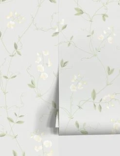 Lulu And Georgia Scalamandre Sanna Wallpaper By Sandberg, Light Blue 5 Lulu And Georgia Scalamandre Sanna Wallpaper By Sandberg, Light Blue