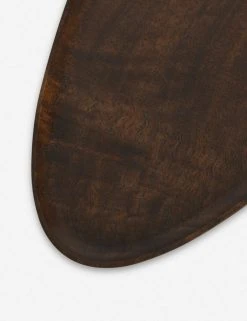 Lulu And Georgia Walnut Wood Elongated Oval Footed Plate By Namu Home Goods New 9 Lulu And Georgia Walnut Wood Elongated Oval Footed Plate By Namu Home Goods New