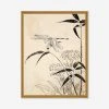 Lulu And Georgia 'Dragonfly, Coxcomb And Bamboo' Print By Miyazaki Yūzen 1 Lulu And Georgia 'Dragonfly, Coxcomb And Bamboo' Print By Miyazaki Yūzen