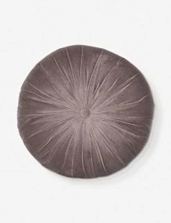 Lulu And Georgia Monroe Velvet Round Pillow Curved + Rounded