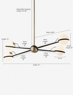 Lulu And Georgia Adeline Chandelier Sculptural 13 Lulu And Georgia Adeline Chandelier Sculptural