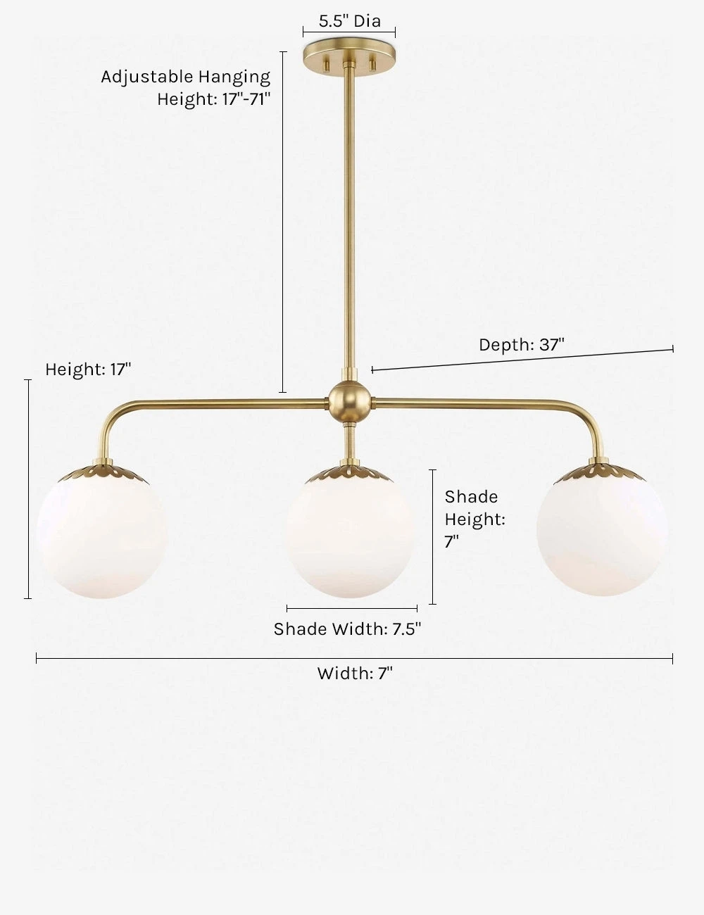 Lulu And Georgia Outdoor Collection Annetta Linear Chandelier 5 Lulu And Georgia Outdoor Collection Annetta Linear Chandelier