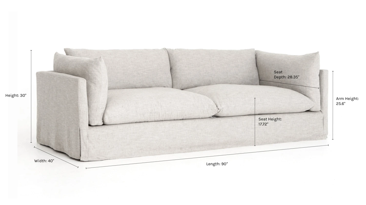 Lulu And Georgia Arlen Slipcover Sofa Furniture 37 Lulu And Georgia Arlen Slipcover Sofa Furniture