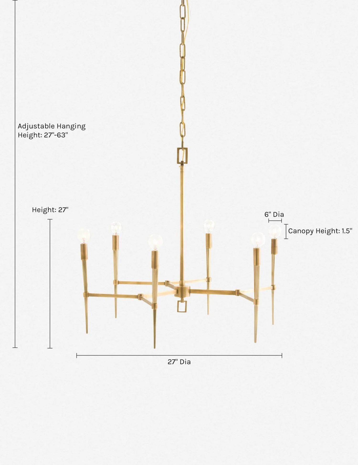 Lulu And Georgia Arteriors Auburn Chandelier 4 Lulu And Georgia Arteriors Auburn Chandelier