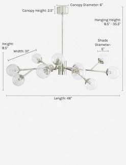 Lulu And Georgia Arteriors Dallas Large Chandelier, Bronze