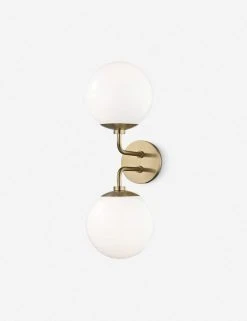 Lulu And Georgia Baila Sconce Curved + Rounded