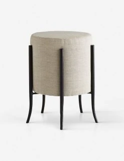 Lulu And Georgia Barry Dixon For Arteriors Pagoda Ottoman Curved + Rounded
