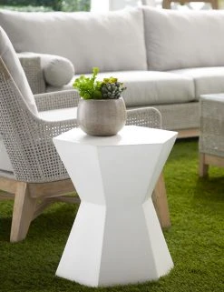 Lulu And Georgia Kai Indoor / Outdoor Side Table Outdoor Collection
