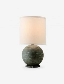 Lulu And Georgia Bethea Sphere Table Lamp, Limestone