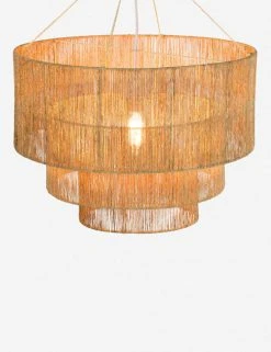 Lulu And Georgia Chavette Chandelier, Natural Outdoor Collection