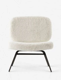 Lulu And Georgia Bouclé + Textural Fabric Amanda Accent Chair