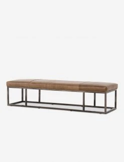 Lulu And Georgia Kabina Leather Bench Furniture