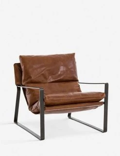 Lulu And Georgia Furniture Marlyne Leather Accent Chair
