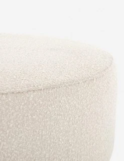 Lulu And Georgia Aldora Round Ottoman Bouclé + Textural Fabric 14 Lulu And Georgia Aldora Round Ottoman Bouclé + Textural Fabric