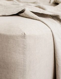 Lulu And Georgia Élan Byrd Collection Cultiver Linen Bedding, Fitted Sheet 26 Lulu And Georgia Élan Byrd Collection Cultiver Linen Bedding, Fitted Sheet