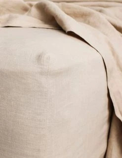 Lulu And Georgia Élan Byrd Collection Cultiver Linen Bedding, Fitted Sheet 30 Lulu And Georgia Élan Byrd Collection Cultiver Linen Bedding, Fitted Sheet