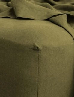 Lulu And Georgia Élan Byrd Collection Cultiver Linen Bedding, Fitted Sheet 23 Lulu And Georgia Élan Byrd Collection Cultiver Linen Bedding, Fitted Sheet