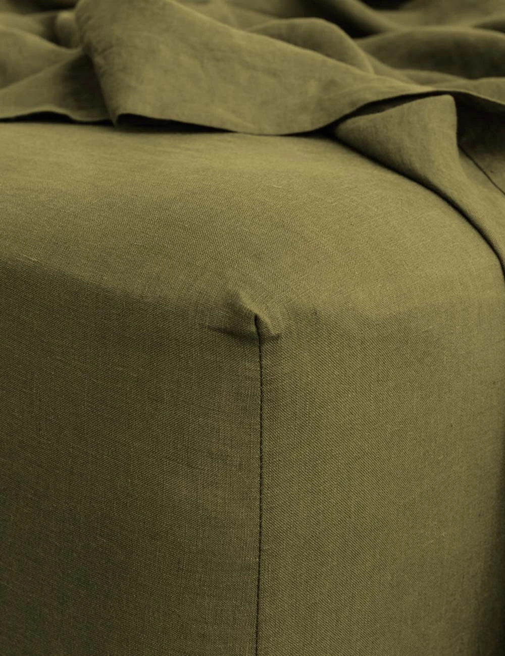 Lulu And Georgia Élan Byrd Collection Cultiver Linen Bedding, Fitted Sheet 8 Lulu And Georgia Élan Byrd Collection Cultiver Linen Bedding, Fitted Sheet