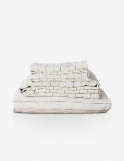 Lulu And Georgia Artful Proportions Collection Cultiver Linen Bedding, Sheet Set 40 Lulu And Georgia Artful Proportions Collection Cultiver Linen Bedding, Sheet Set