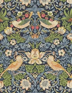 Lulu And Georgia Walls Morris & Co. Strawberry Thief Wallpaper