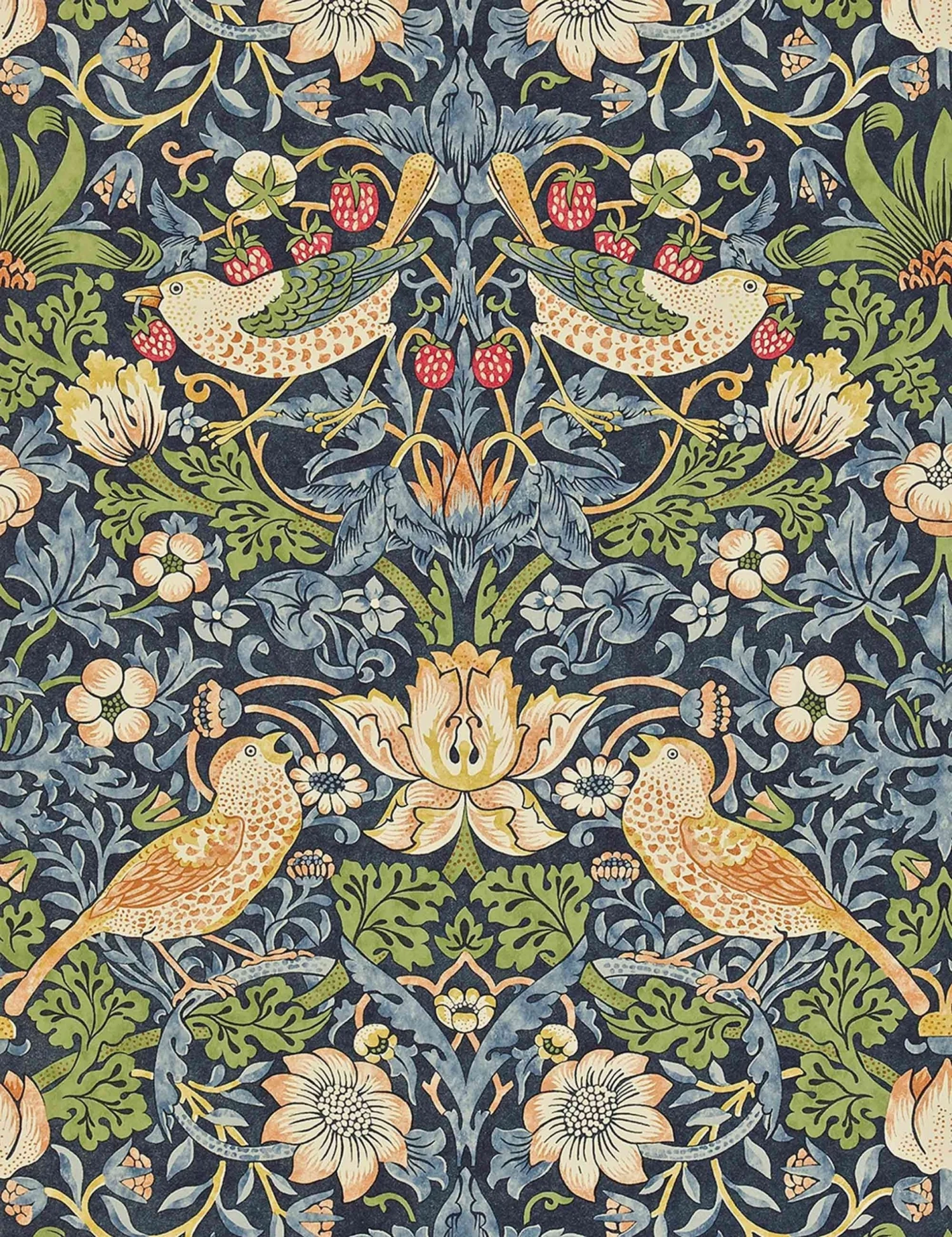 Lulu And Georgia Walls Morris & Co. Strawberry Thief Wallpaper 4 Lulu And Georgia Walls Morris & Co. Strawberry Thief Wallpaper
