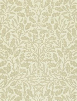 Lulu And Georgia Morris & Co. Acorn Wallpaper, Sisal Swatch