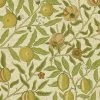Lulu And Georgia Morris & Co. Fruit Wallpaper, Lime Green Tan Swatch