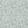 Lulu And Georgia Morris & Co. Jasmine Wallpaper, Silver/Charcoal Swatch