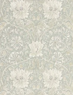 Lulu And Georgia Morris & Co. Pure Honeysuckle & Tulip Wallpaper Walls