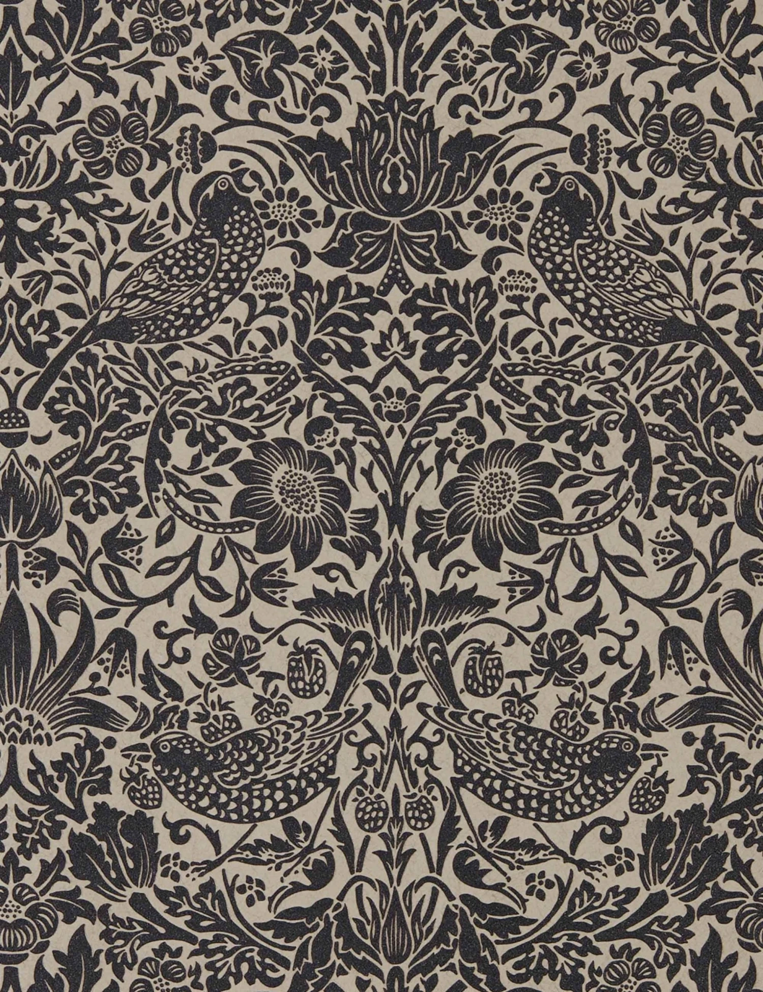 Lulu And Georgia Walls Morris & Co. Pure Strawberry Thief Wallpaper 3 Lulu And Georgia Walls Morris & Co. Pure Strawberry Thief Wallpaper