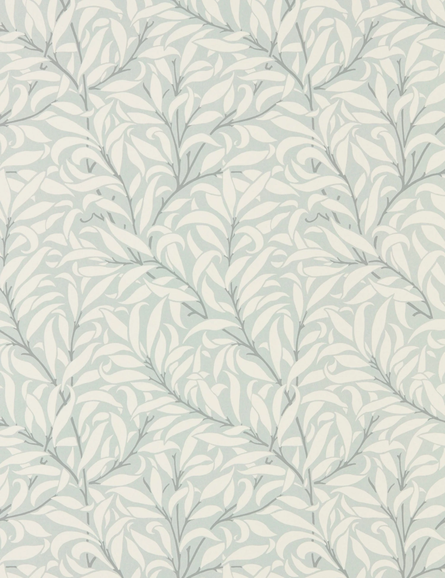 Lulu And Georgia Morris & Co. Pure Willow Bough Wallpaper, Eggshell/Chalk Swatch 3 Lulu And Georgia Morris & Co. Pure Willow Bough Wallpaper, Eggshell/Chalk Swatch