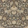 Lulu And Georgia Morris & Co. Pure Lodden Wallpaper, Charcoal/Gold Swatch