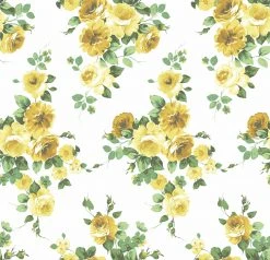 Lulu And Georgia Dolly Wallpaper, Yellow