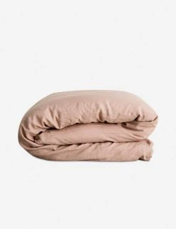 Lulu And Georgia Cultiver Linen Bedding, Fawn Duvet Cover