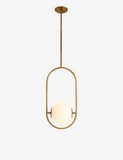 Lulu And Georgia Sculptural Evangeline Pendant Light, Large