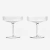 Lulu And Georgia Rian Ripple Champagne Coupe (Set Of 2) 1 Lulu And Georgia Rian Ripple Champagne Coupe (Set Of 2)