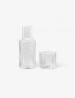 Lulu And Georgia Rian Ripple Bedside Carafe Set
