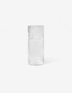 Lulu And Georgia Rian Ripple Bedside Carafe Set 7 Lulu And Georgia Rian Ripple Bedside Carafe Set