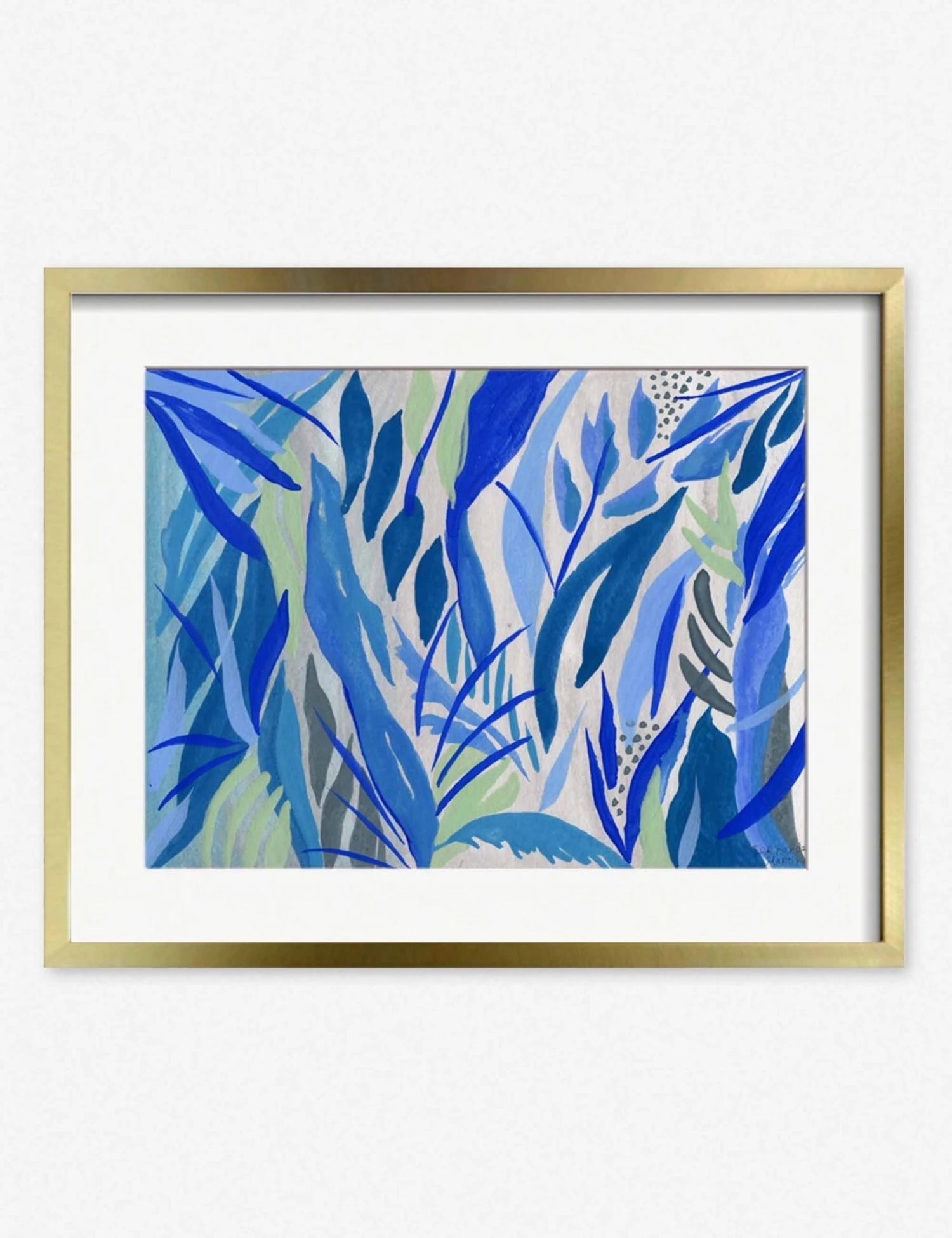 Lulu And Georgia Walls 'Blue Plants' Print By Fernanda Martinez 6 Lulu And Georgia Walls 'Blue Plants' Print By Fernanda Martinez