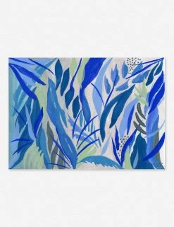 Lulu And Georgia Walls 'Blue Plants' Print By Fernanda Martinez