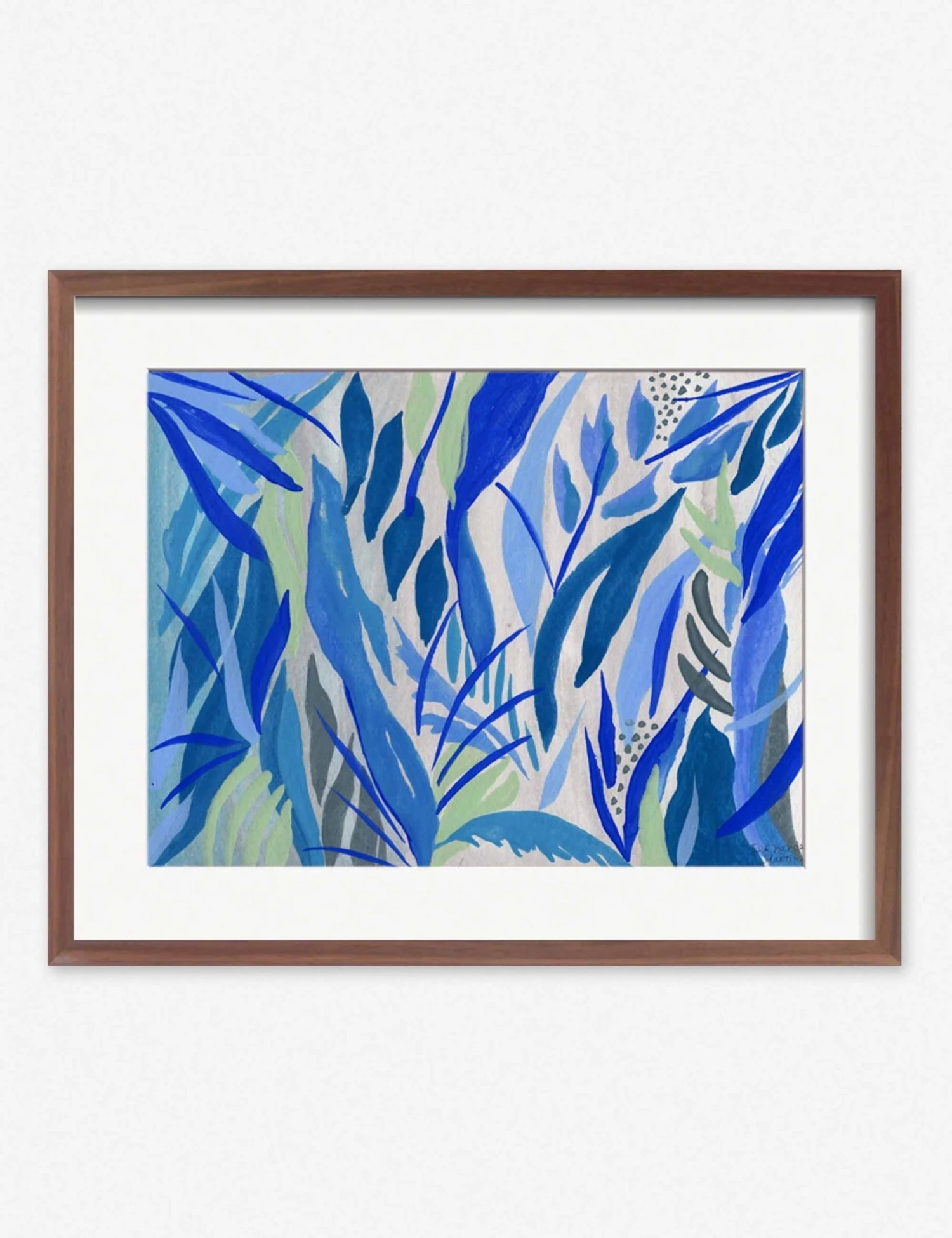 Lulu And Georgia Walls 'Blue Plants' Print By Fernanda Martinez 7 Lulu And Georgia Walls 'Blue Plants' Print By Fernanda Martinez