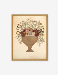 Lulu And Georgia 'Flowers From Jerusalem' Wall Art By Boulos, Original Work Held By The J. Paul Getty Museum