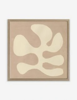 Lulu And Georgia Earth Tones Flowing Shapes 1' Wall Art