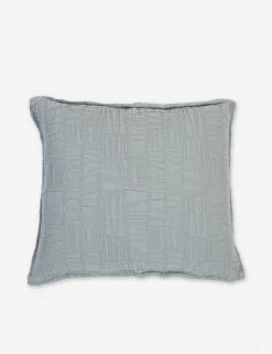 Lulu And Georgia Earth Tones Pom Pom At Home Harbour Matelassé Euro Sham