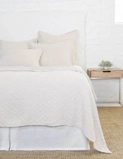 Lulu And Georgia Pom Pom At Home Ojai Matelassé Coverlet Earth Tones