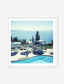 Lulu And Georgia Slim Aarons By Getty Images Gallery 'Pool At Lake Tahoe' - Photography Print Walls